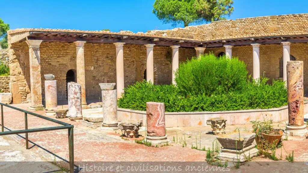 Monuments de Carthage – le Quartier des Villas Romaines
